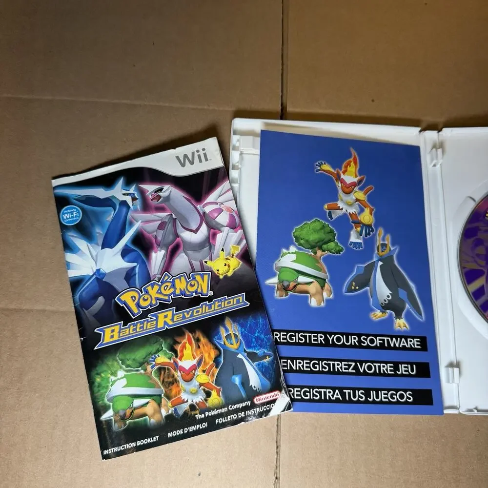 Nintendo Pokémon Battle Revolution Wii, E-Everyone, NTSC-U/C (US/CA), Manual